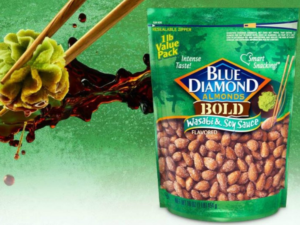 blue diamond almonds wasabi