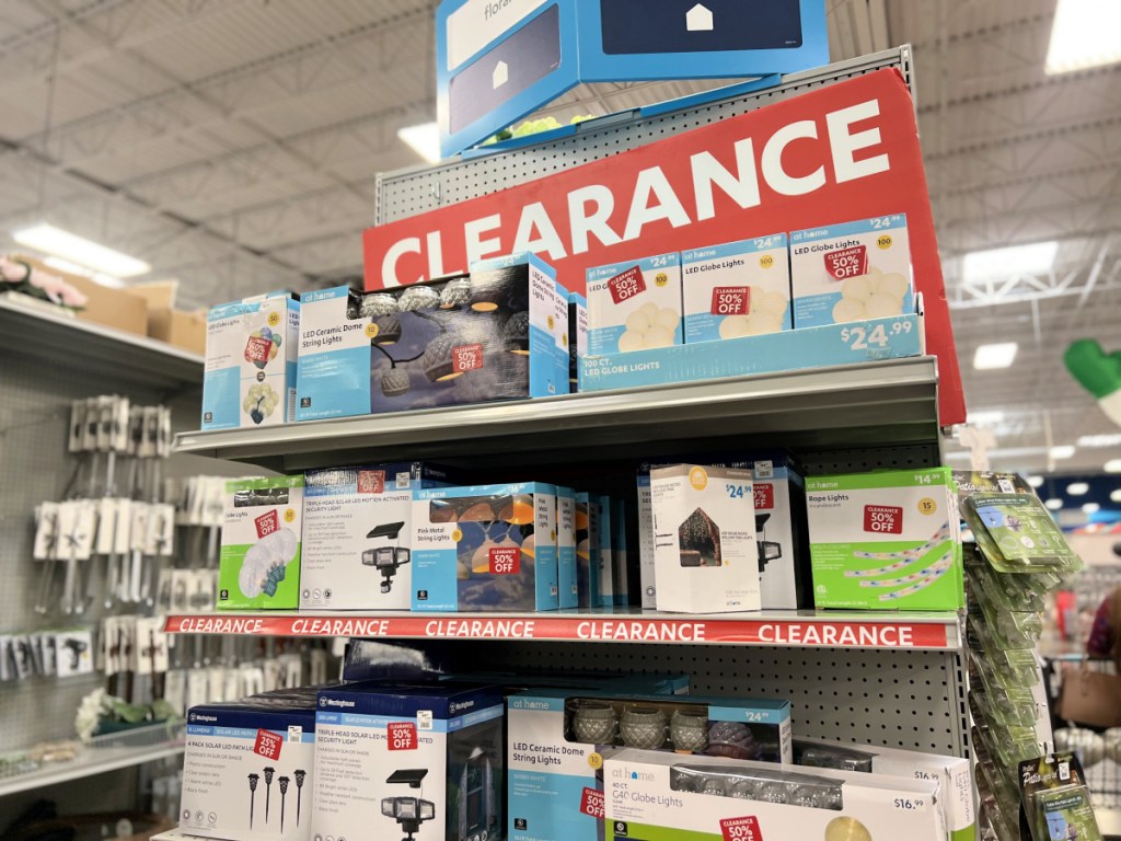 clearance patio lights