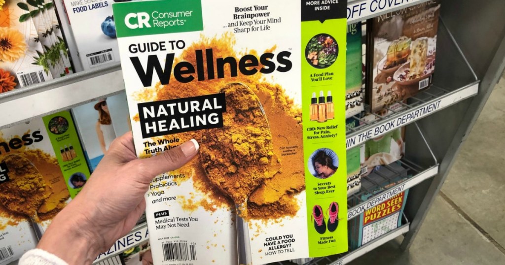 consumer reports magazine featuring natural healing articles