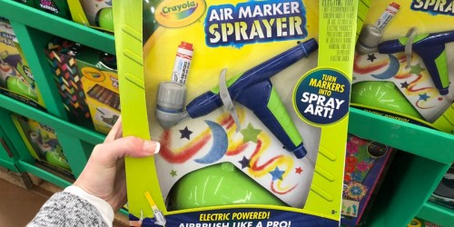 Crayola Air Marker Sprayer & Washable Markers ONLY $6.96 on Walmart.online (Regularly $25)