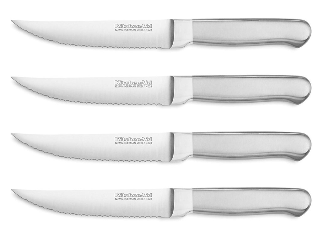 KitchenAid 4-Piece Steak Knife Set stainless steel