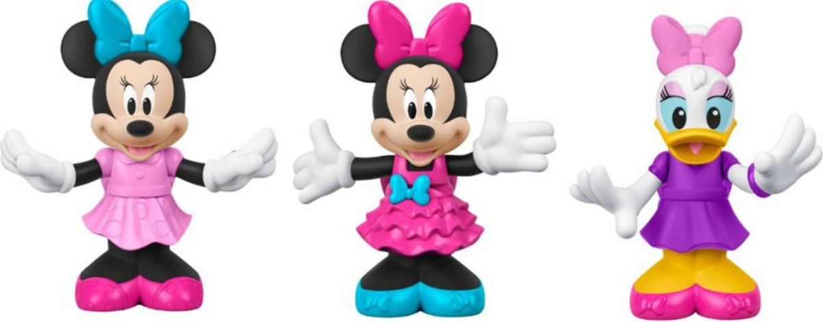 three swayin sweeties action figures, minnie and daisy 