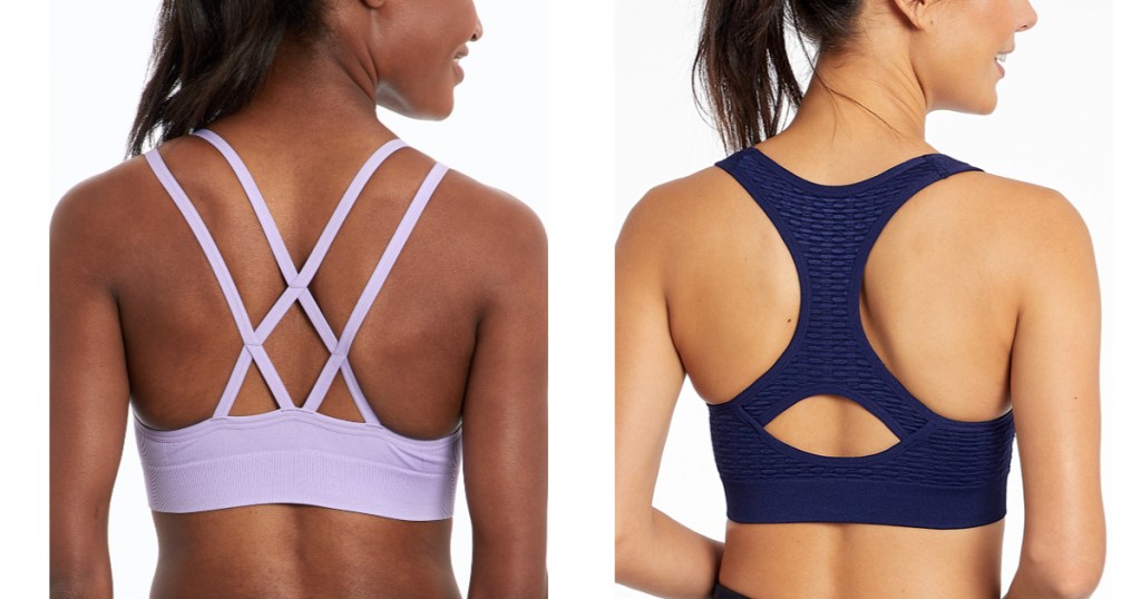 back view of women wearing sports bras