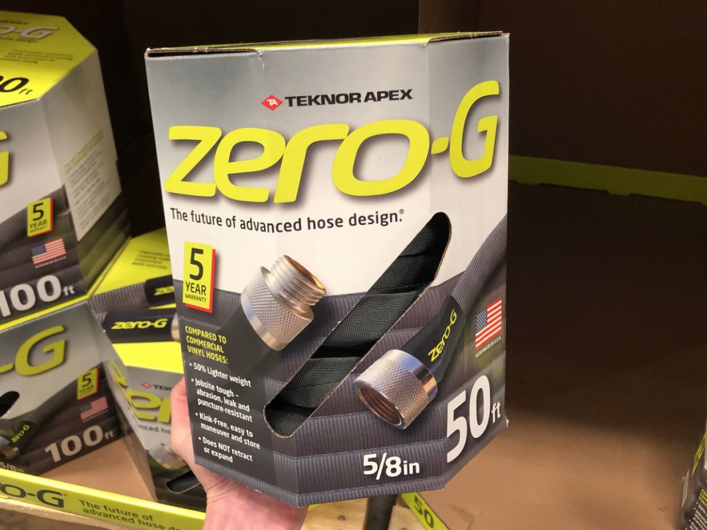 zero-G 50 foot hose at Lowe's