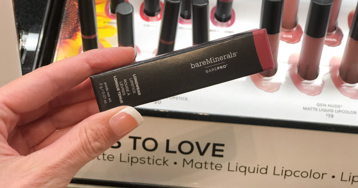 bareMinerals birthday freebies - matte lipstick