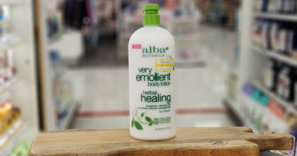 clearance alba botanica lotion