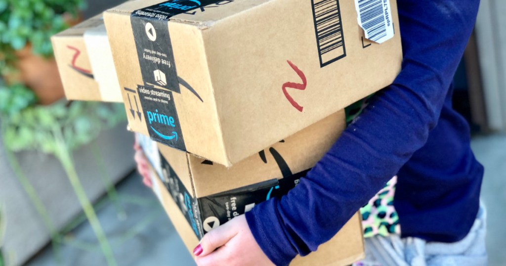 carrying amazon prime shipping boxes home decor ideas