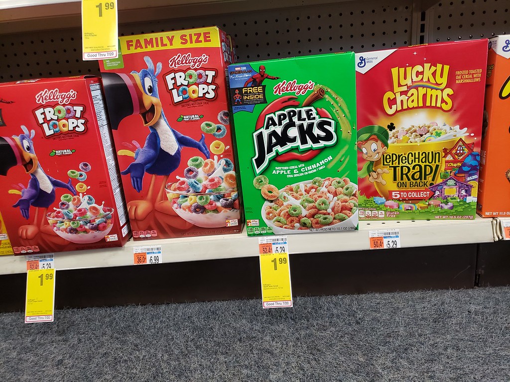 Kellogg's Cereal Boxes at CVS