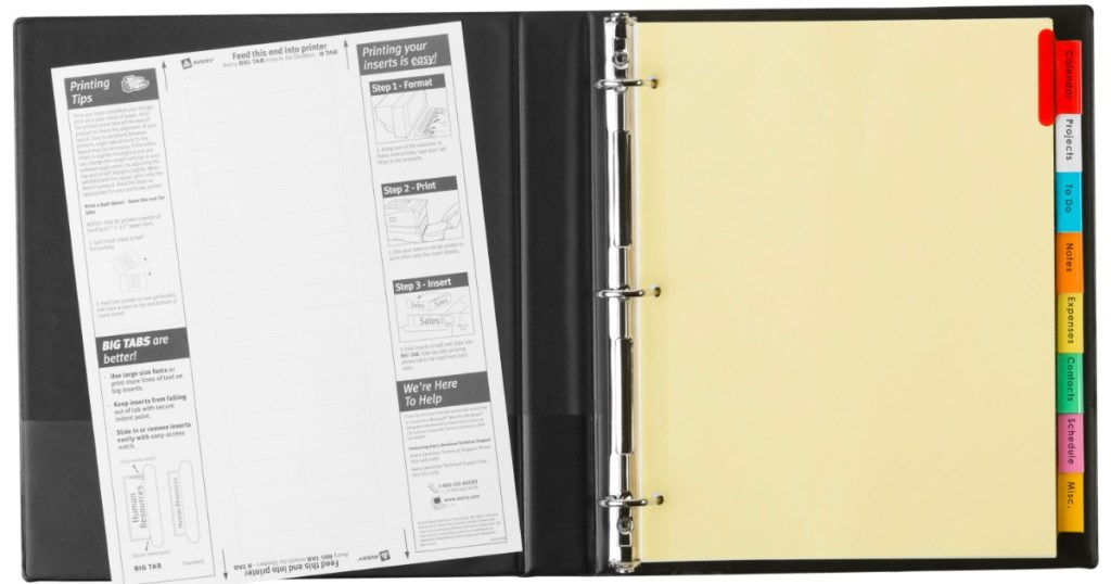 Avery 8-Tab Binder Dividers