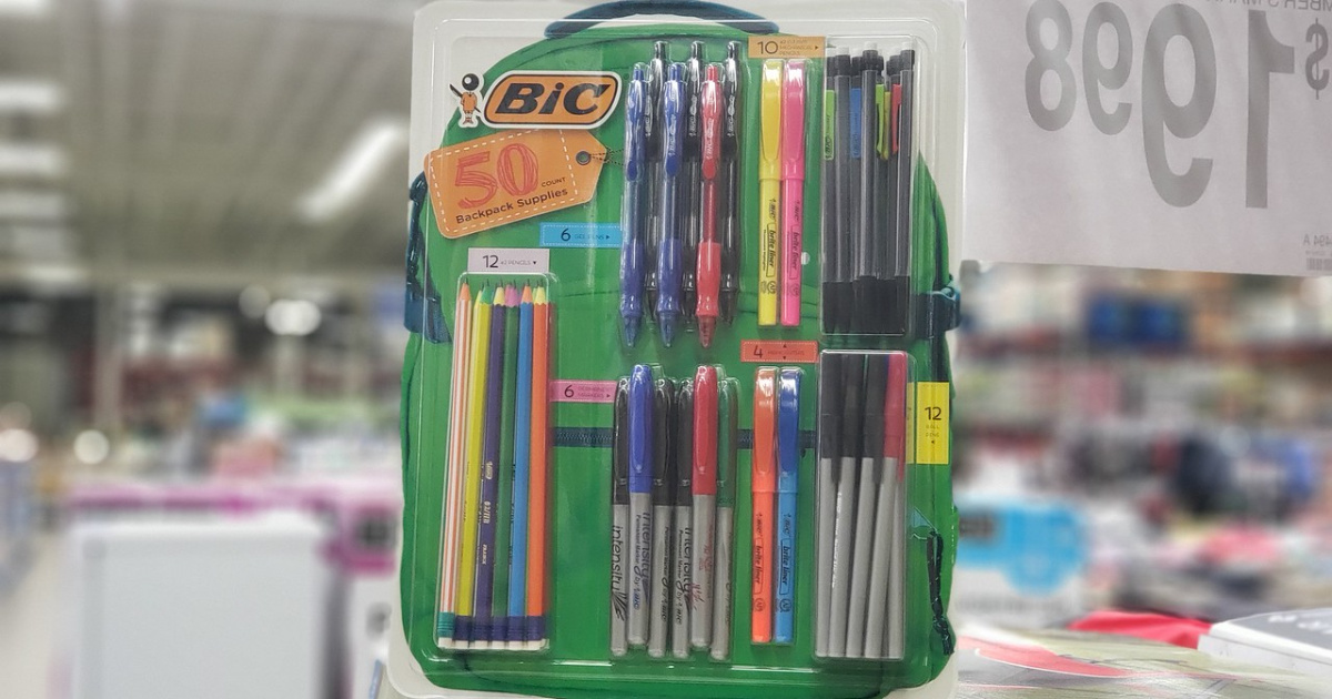 bic 50 pack school supplies sams club