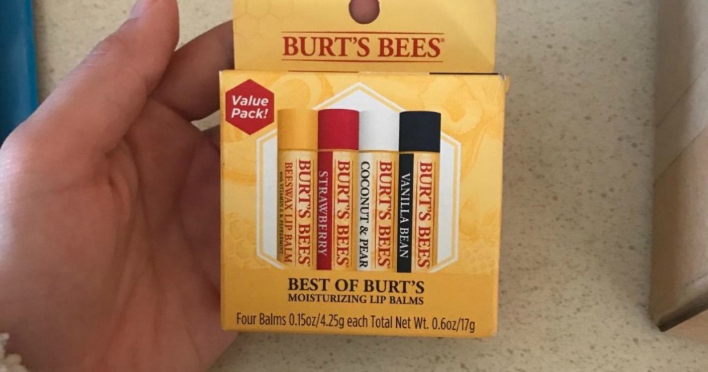 Burt's Bees Lip Balm 4-Pack