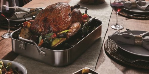 Calphalon 7-Quart Stainless Steel Roaster Just $63.65 Shipped (Regularly $150)