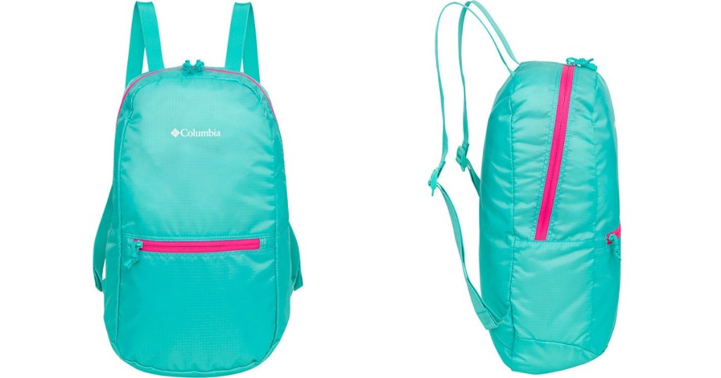 Columbia Pocket Daypack in turquoise