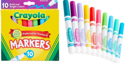 Crayola Bold & Bright Markers 10-Pack Only 99¢ at Target