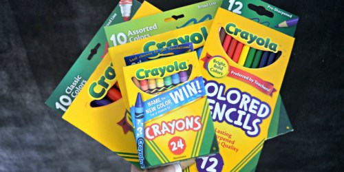 Save on School Supplies at Staples – 50¢ Crayola Crayons, Elmer’s Glue & More