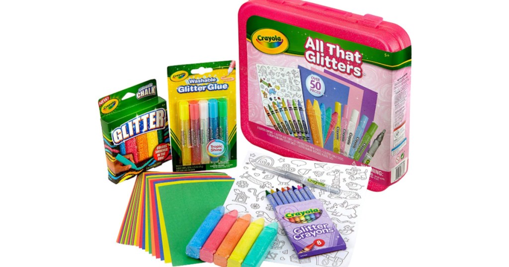 crayola glitter art set