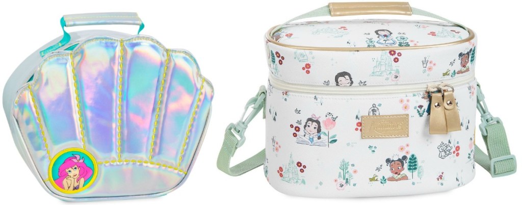 Disney-themed lunch boxes in Disney Princess styles