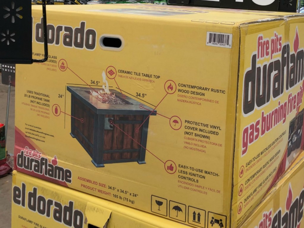 el dorada fire pit box