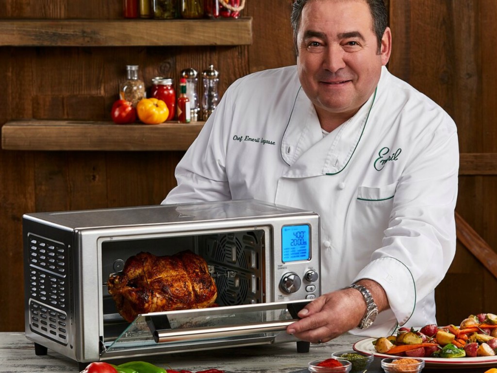 Emeril Lagasse Power Air Fryer in kitchen with Emeril