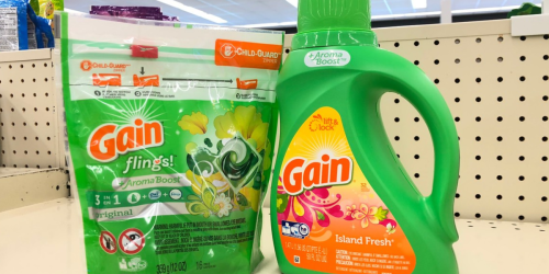 Gain Laundry Detergent Only $2.99 at Walgreens (In-Store & Online)