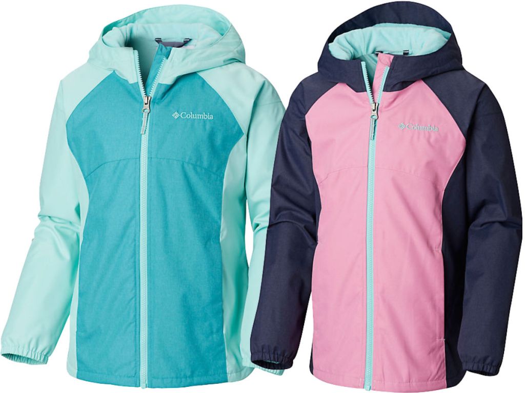 pink and blue columbia Girls Toddler Endless Explorer Jacket