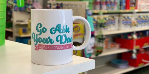 Fun Coffee Mugs Only $1 at Dollar Tree