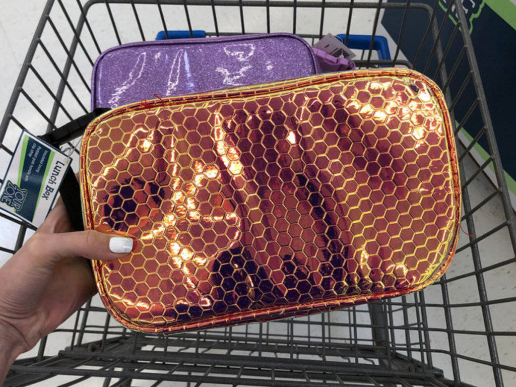 Gold Geometric Lunch Bag from Walmart