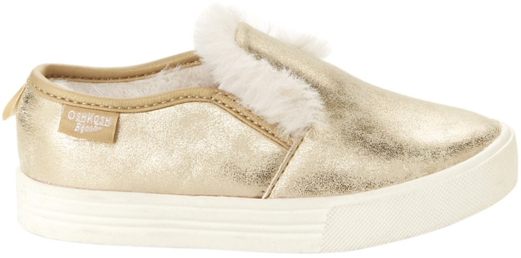 Golden Girls slip-on shoes with faux fur