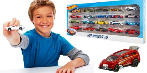 Hot Wheels 20-Car Gift Pack Only $12.99 (Just 65¢ Per Car)