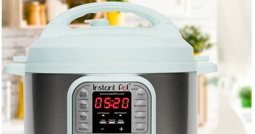 Instant Pot Duo 6-Quart 7-in-1 Programmable Pressure Cooker - Teal