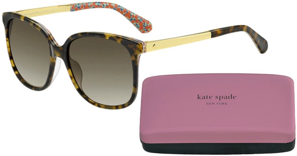 kate spade sunglasses and pink kate spade case