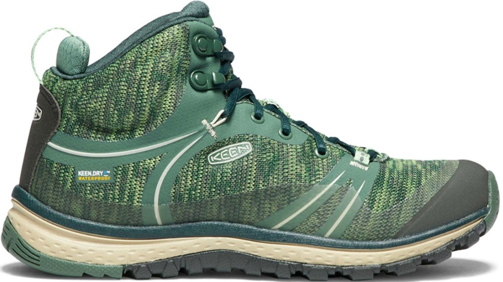 Keen Duck Green & Quiet Green Terradora Waterproof Hiking Boot