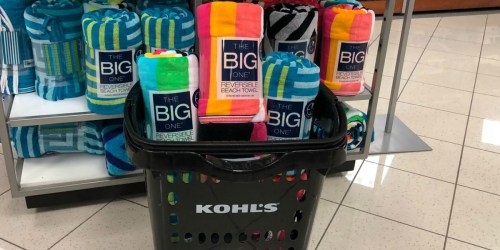 Beach Towels as Low as $6.29 Each Shipped at Kohl’s (Disney, The Big One & More)