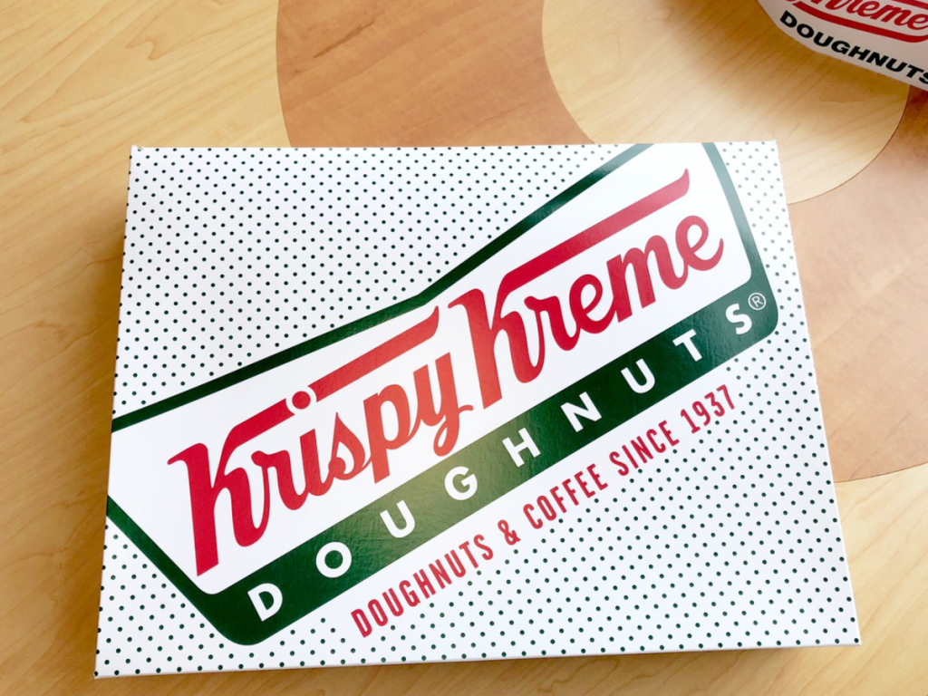 Krispy Kreme Doughnuts Box