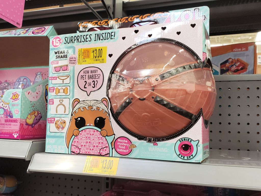 L.O.L. Surprise! Biggie Pets - M.C.Hammy on shelf in walmart