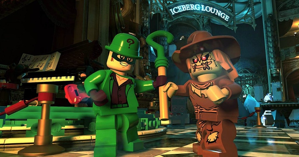 shot of the video game with lego super villain character