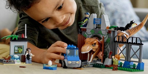 LEGO Juniors Jurassic World T. Rex Breakout Set Only $25.99 (Regularly $50)