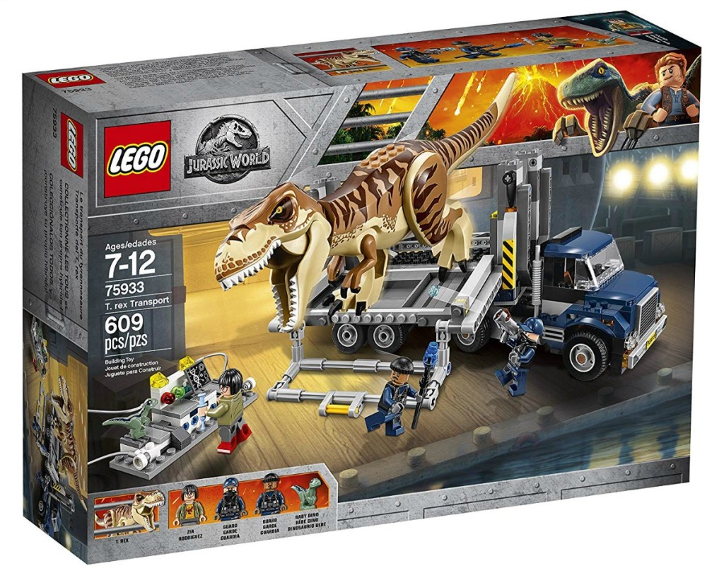 LEGO Jurassic World T-Rex Transport box