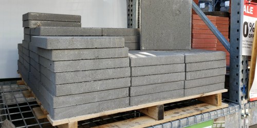 Square Concrete Patio Stones Only $1 Each at Lowe’s