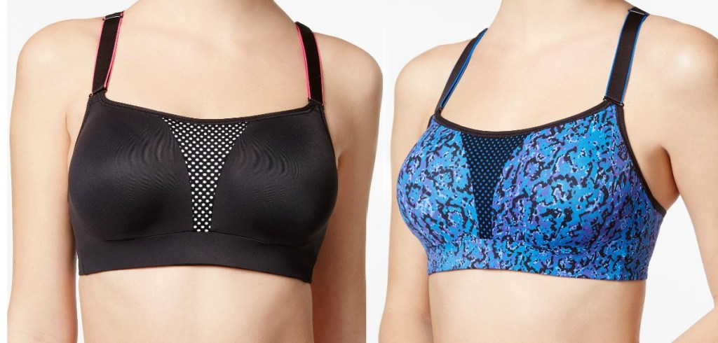 Two style of womens sports bras from May's