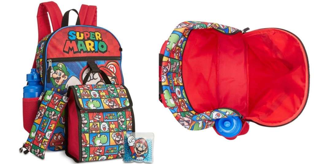 Mario Backpack with accessories