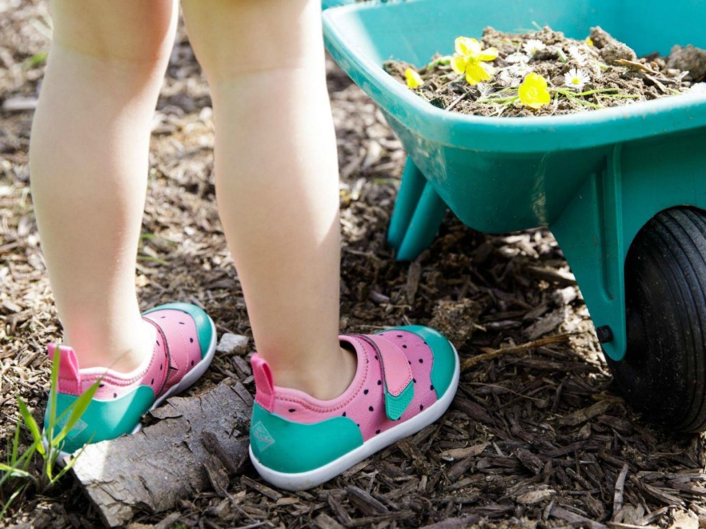 Girl gardening wear Watermelon sneakers