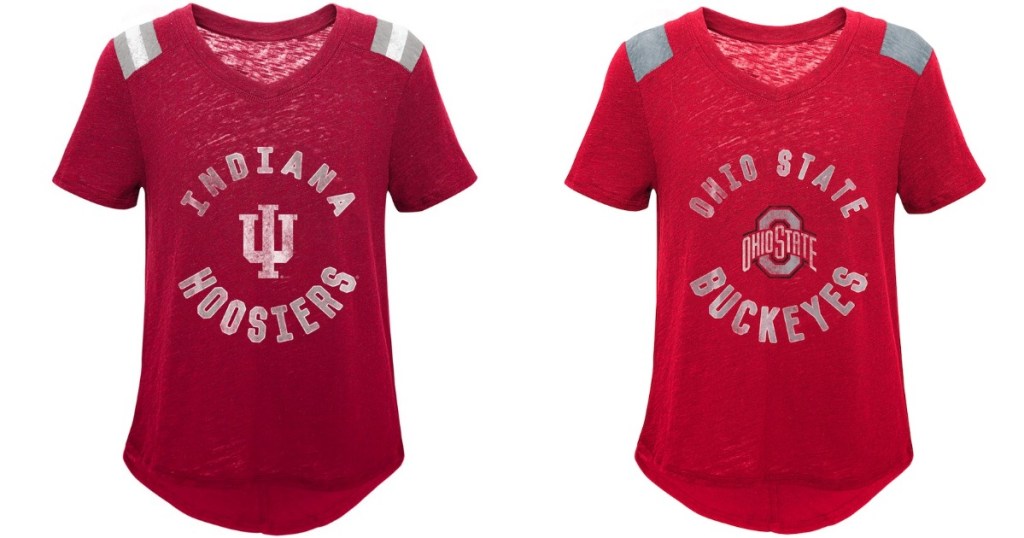 NCAA Girl's Slubbed Vintage Tees