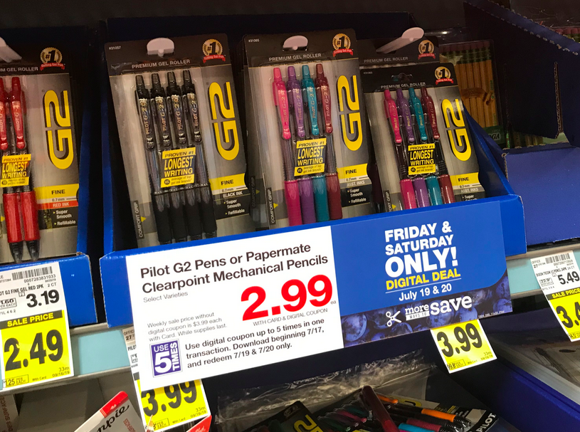 Pilt G2 Pens at Kroger