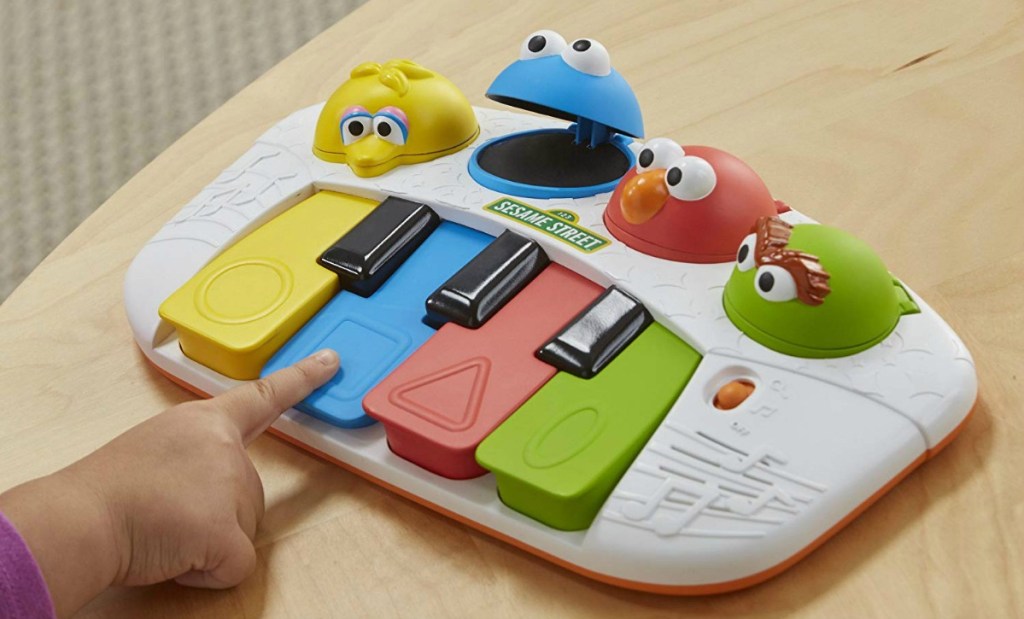 playskool toy piano with Sesame Street friends