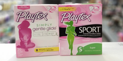 New $1/1 Playtex Tampons Coupon = $1.68 After Cash Back at Walmart