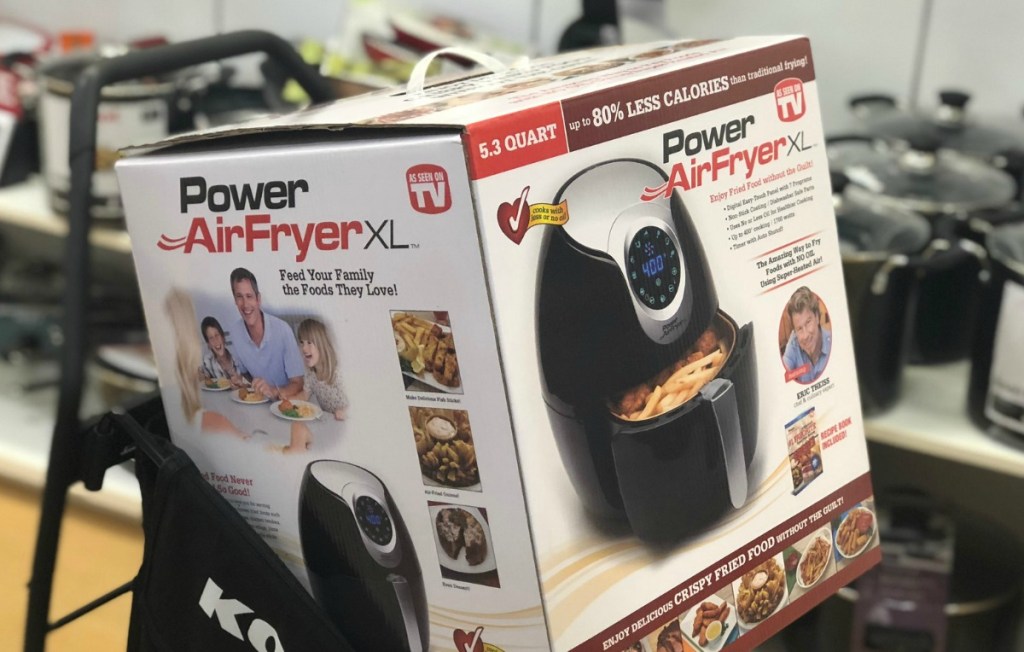 Air fryer in cart at Kohl's