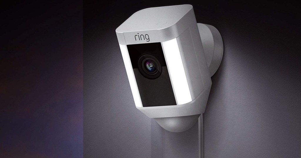 white ring security camera