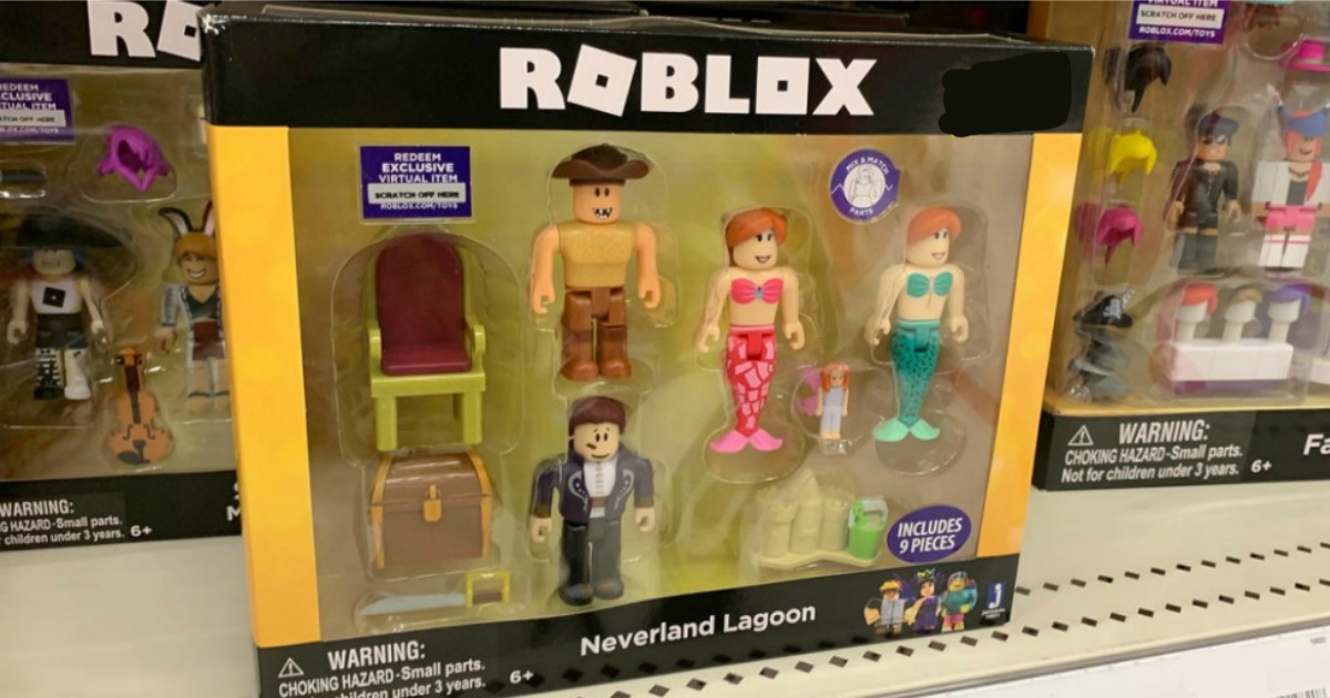 Roblox toy box on shelf