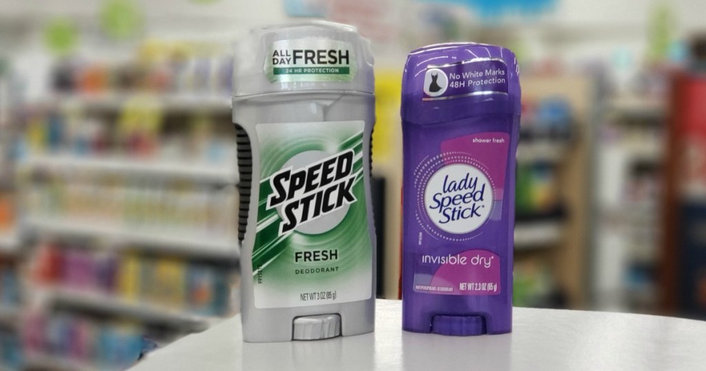 Speed Stick deodorants at CVS